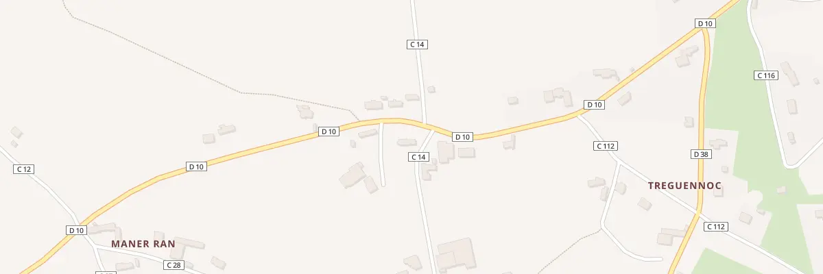 Plan du 55 Rte de Traverse à Kerlouan