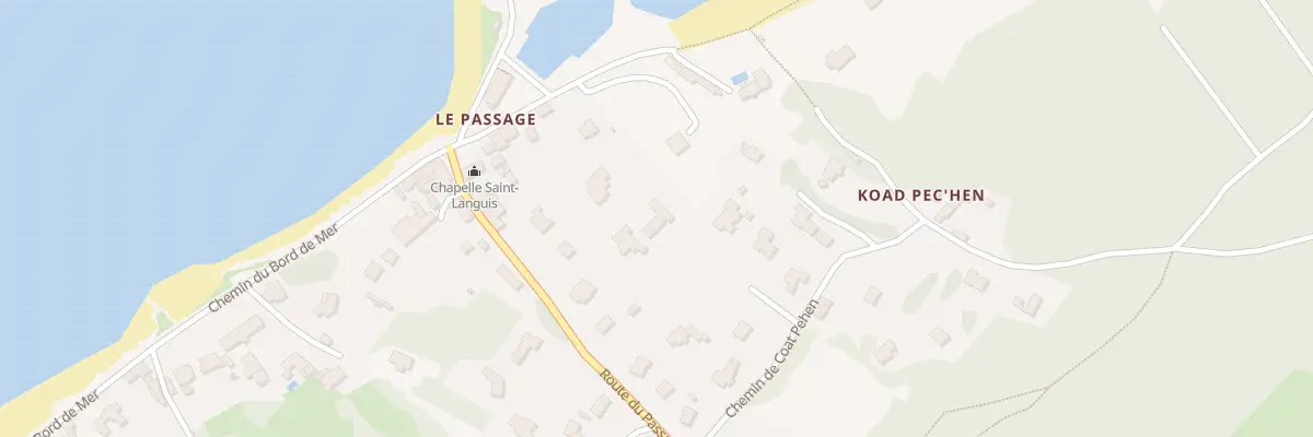 Plan du 147 Rte du Passage à Plougastel-Daoulas