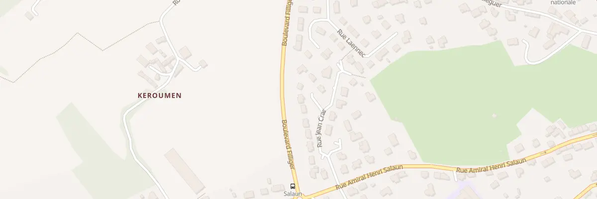 Plan du 15 Rue Jean Cras à Plougastel-Daoulas