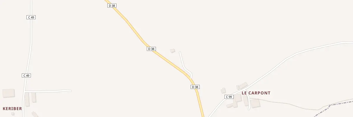 Plan du 5193 Le Carpont à Guissény
