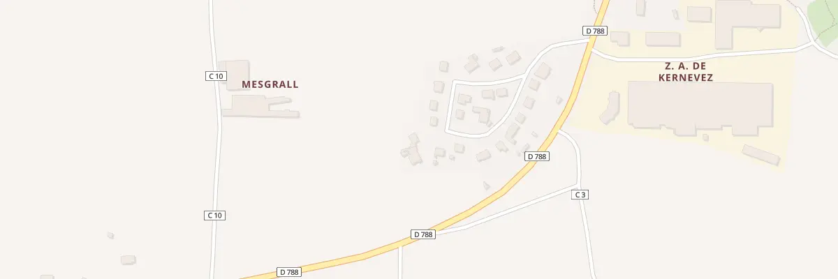 Plan du 11 Cité Gorrekear au Drennec