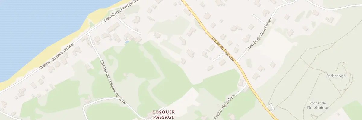 Plan du 104 Rte du Passage à Plougastel-Daoulas