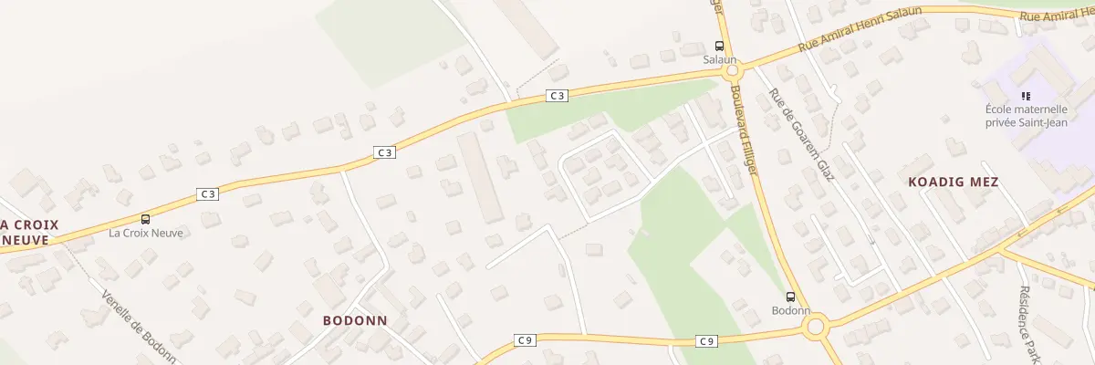 Plan du 215 Rue Simone Veil à Plougastel-Daoulas
