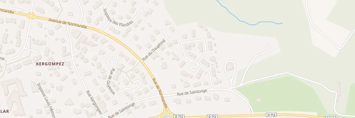 Plan du 15 Rue du Roussillon à Guipavas