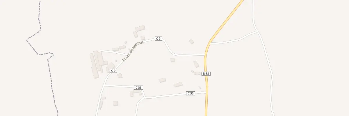 Plan du 80 Kerdroc à Saint-Frégant
