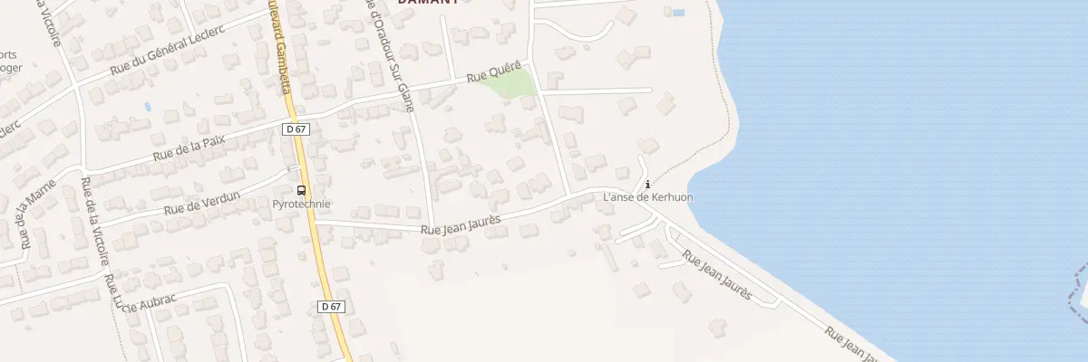 Plan du 1B Rue du Roch du au Relecq-Kerhuon