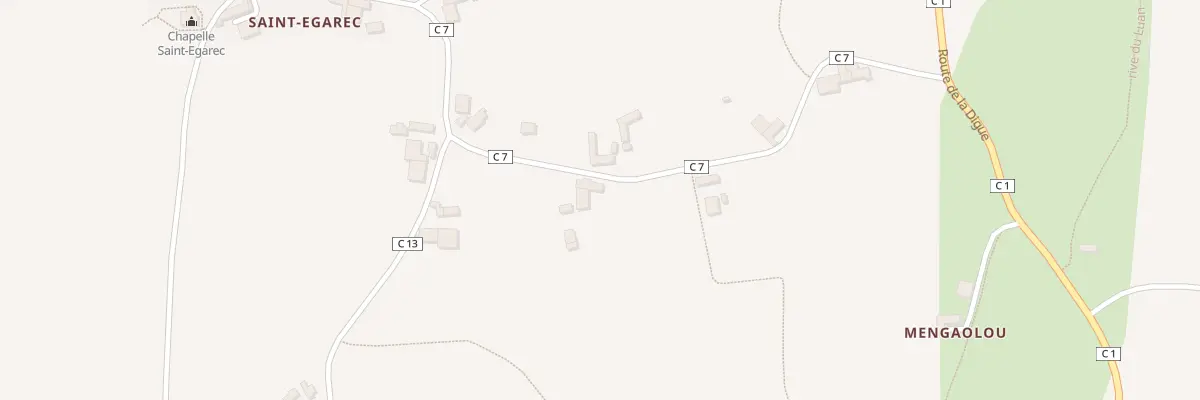 Plan du 310 Rte de la Chapelle à Kerlouan