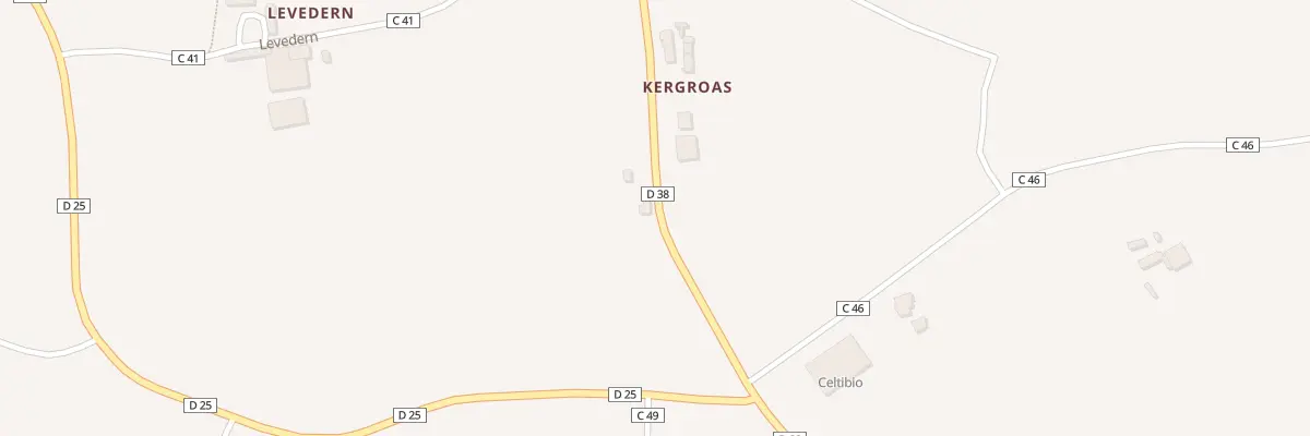 Plan du 336 Kergroas à Guissény