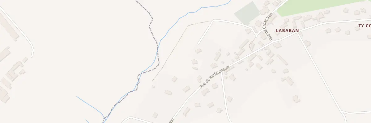 Plan du 14 Rue de Kerfeunteun à Pouldreuzic