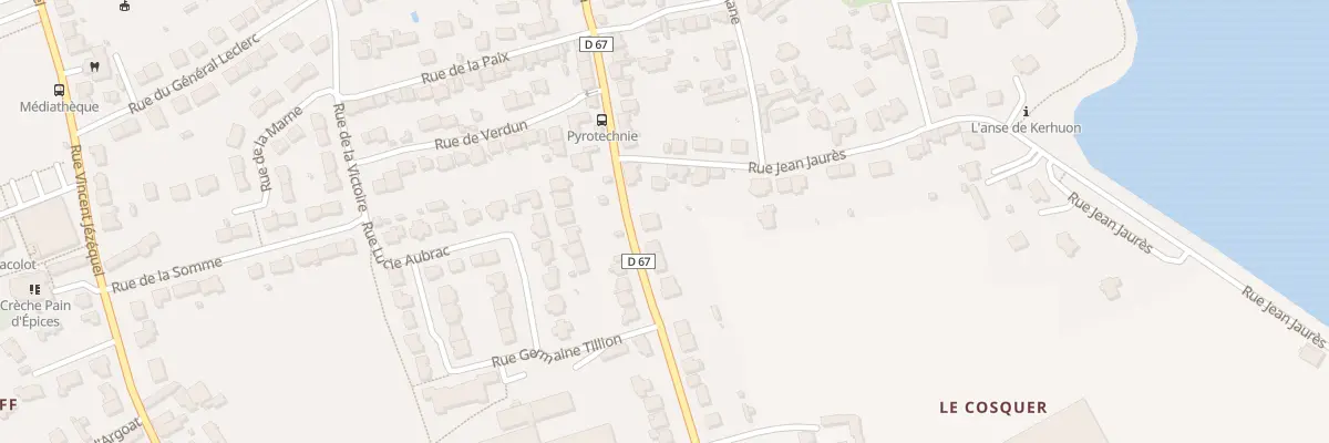 Plan du 109 Bd Gambetta au Relecq-Kerhuon