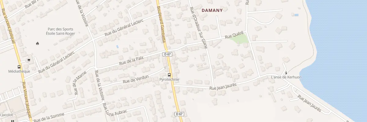 Plan du 95B Bd Gambetta au Relecq-Kerhuon