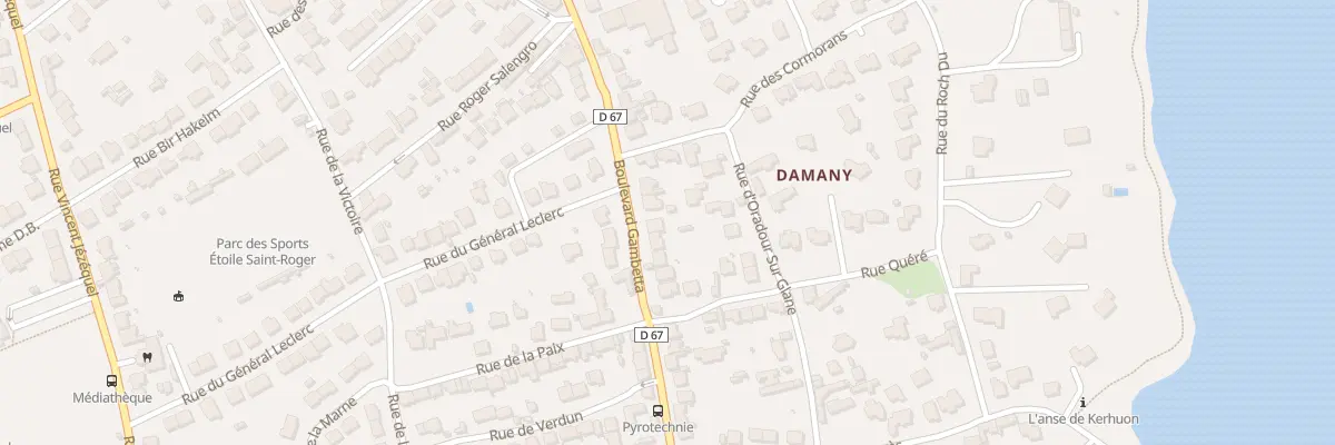 Plan du 81 Bd Gambetta au Relecq-Kerhuon