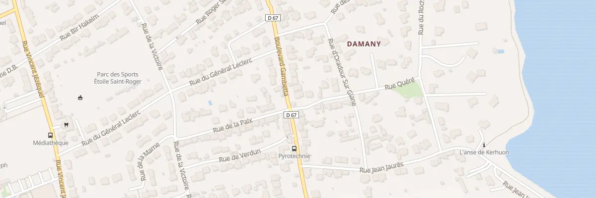 Plan du 89 Bd Gambetta au Relecq-Kerhuon