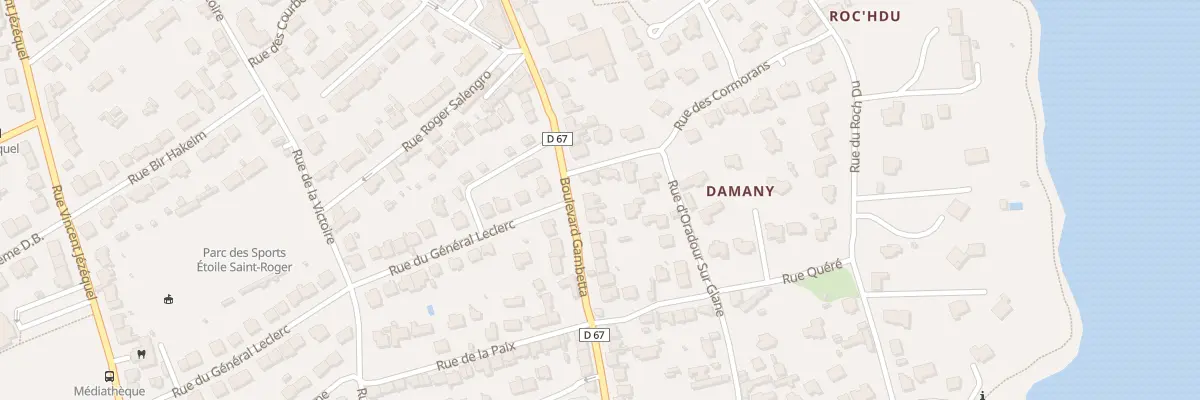 Plan du 77 Bd Gambetta au Relecq-Kerhuon