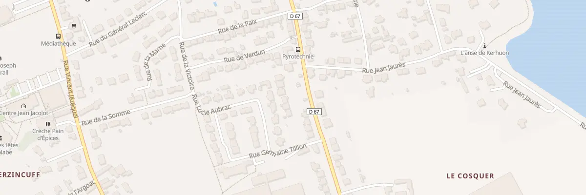 Plan du 86 Bd Gambetta au Relecq-Kerhuon