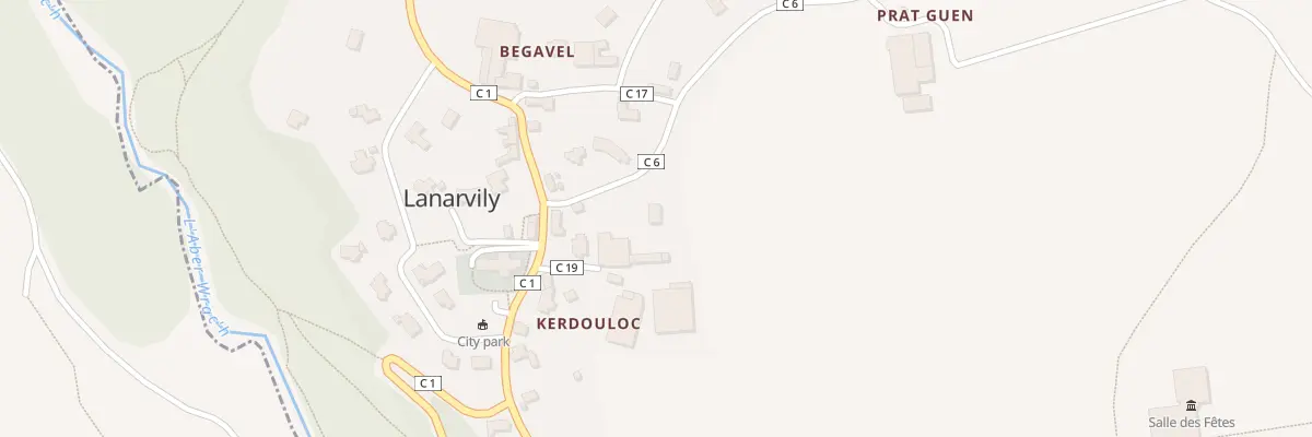 Plan du 25 Kerdouloc à Lanarvily