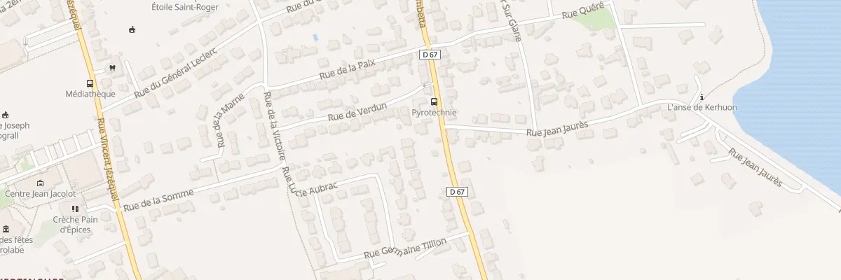Plan du 80 Bd Gambetta au Relecq-Kerhuon