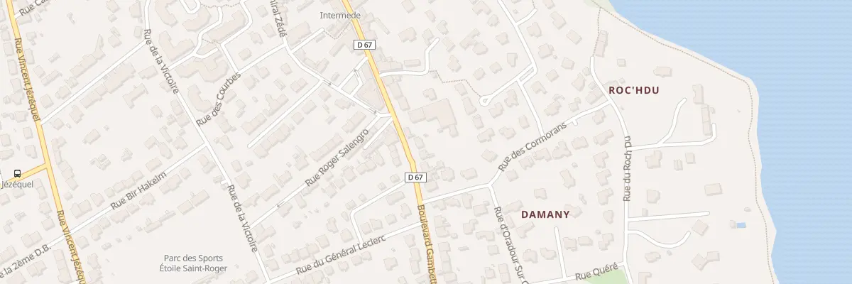 Plan du 63 Bd Gambetta au Relecq-Kerhuon