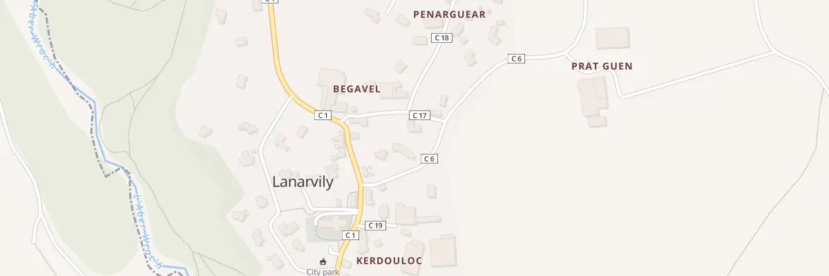 Plan du 2 Begavel à Lanarvily