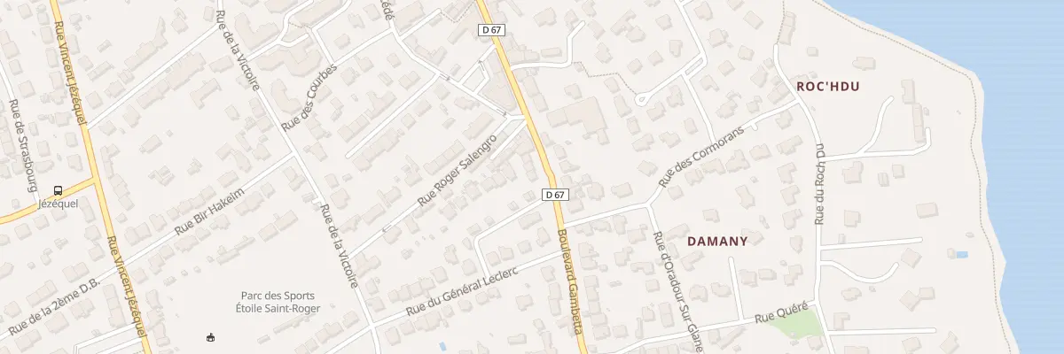 Plan du 50 Bd Gambetta au Relecq-Kerhuon