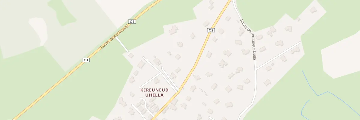 Plan du 445 Rte de Kereuneut Uhella à Plougastel-Daoulas