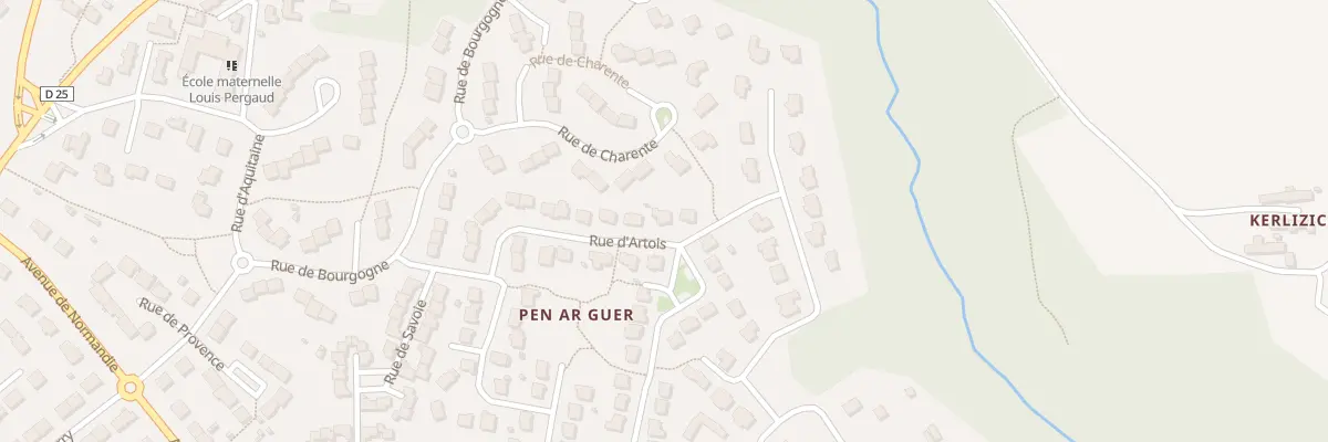 Plan du 33 Rue d’Artois à Guipavas