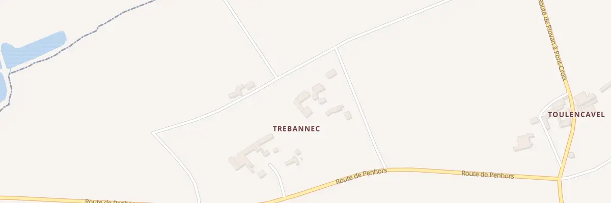 Plan du 52 Trebanec à Plovan