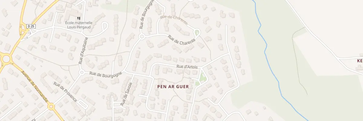Plan du 29 Rue d’Artois à Guipavas