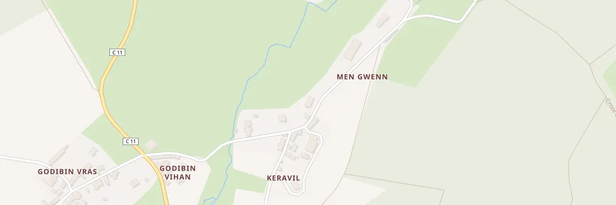Plan du 160 Rte de Keravil à Plougastel-Daoulas
