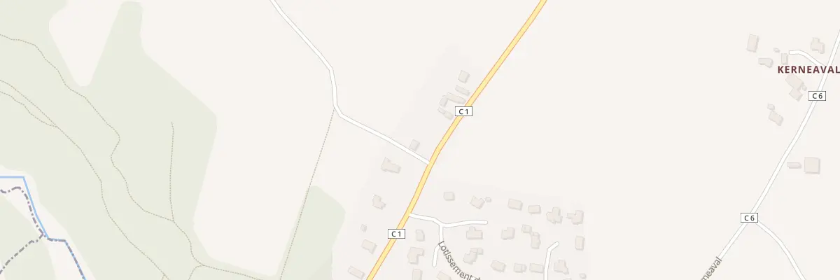 Plan du 2 Pen Ar Valy à Lanarvily