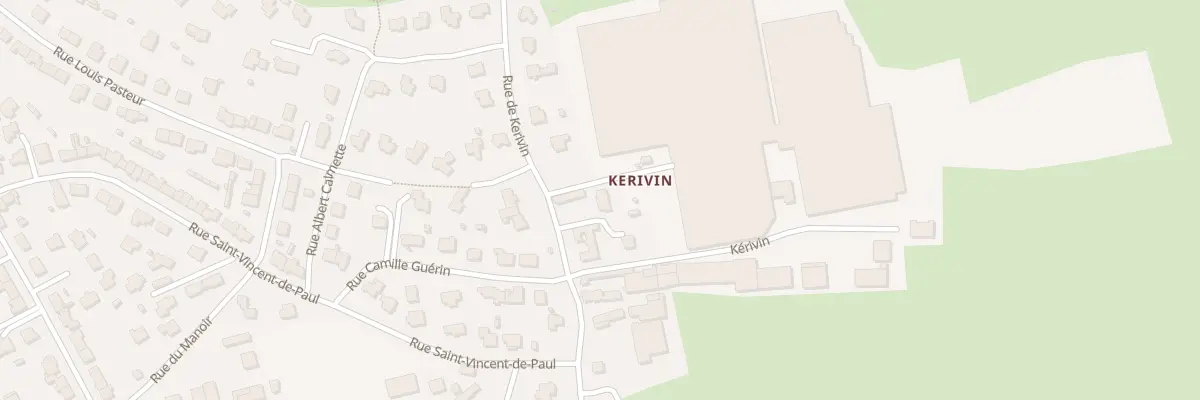Plan du 29 Rue de Kerivin à Guipavas