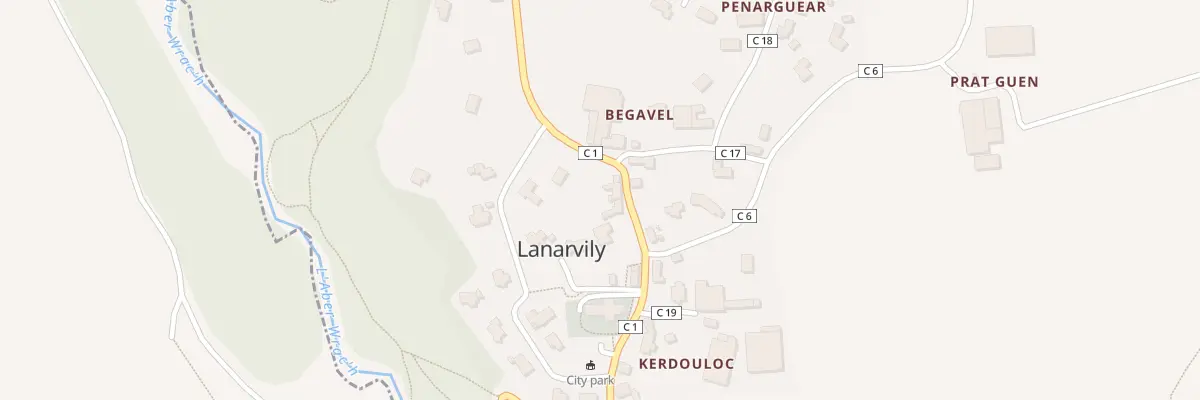 Plan du 5 Le Bourg à Lanarvily