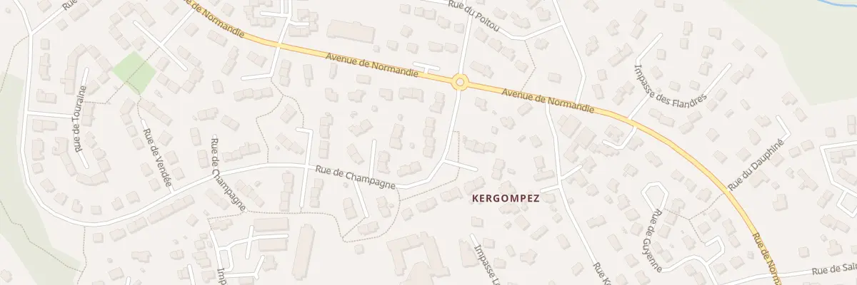 Plan du 103 Rue de Champagne à Guipavas