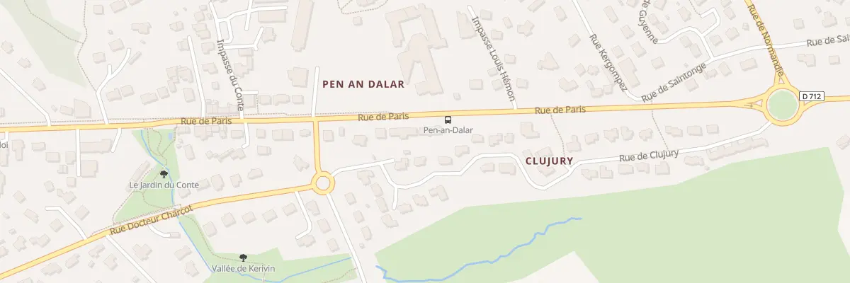 Plan du 140 Rue de Paris à Guipavas