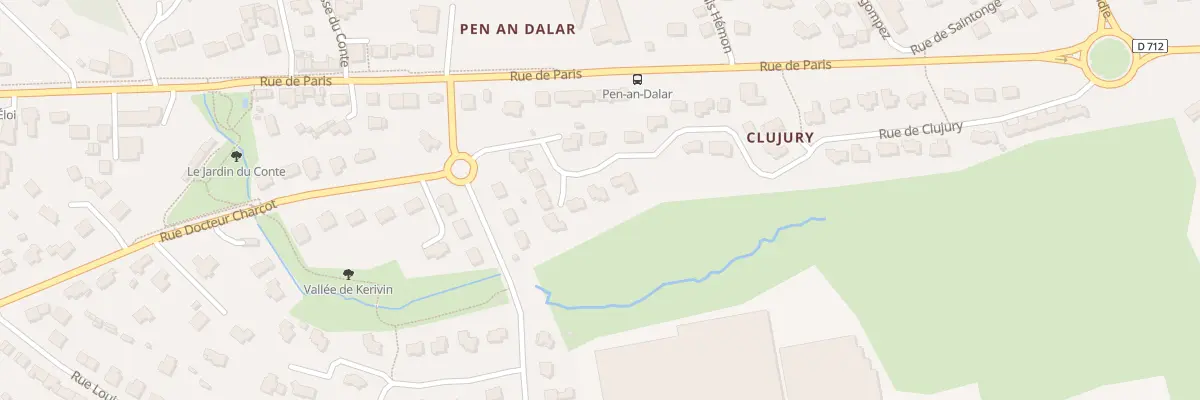 Plan du 12 Rue de Clujury à Guipavas