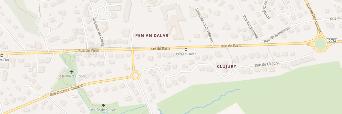 Plan du 136 Rue de Paris à Guipavas