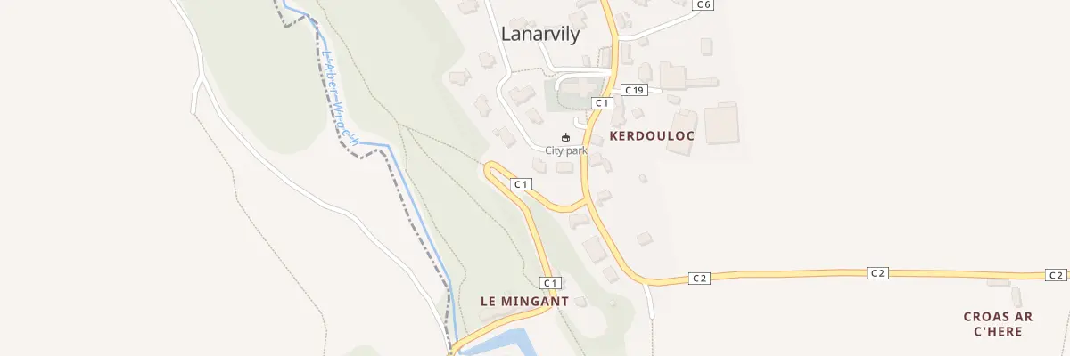 Plan du 16 Lot de Park An Heol à Lanarvily