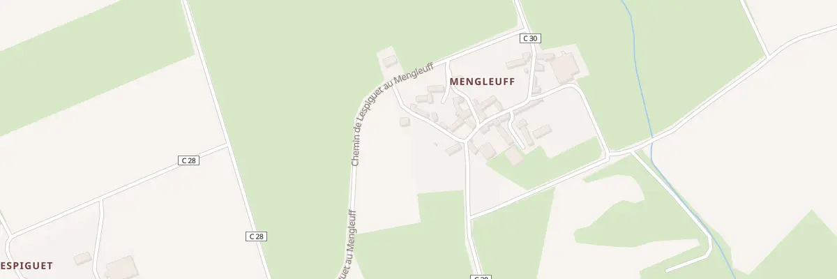 Plan du 349 Mengleuff à Telgruc-sur-Mer
