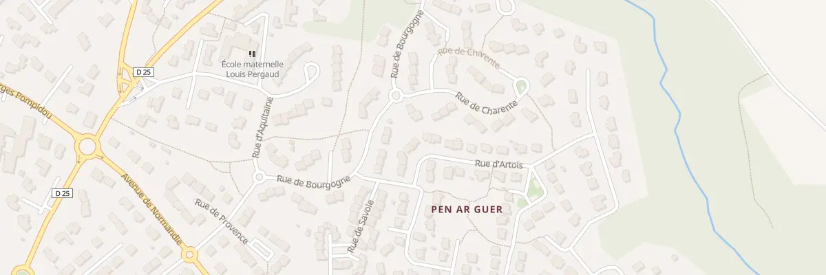 Plan du 17 Rue d’Artois à Guipavas