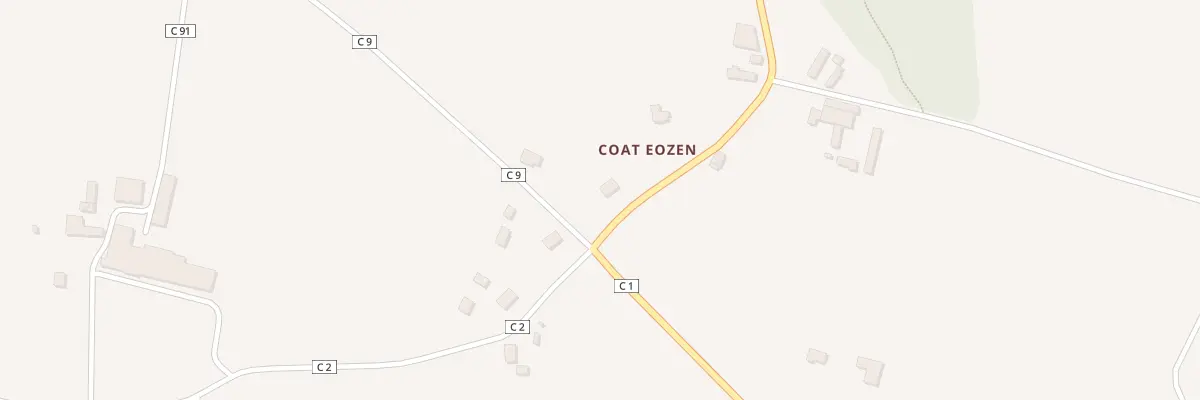 Plan du 20 Coat Eozen au Drennec