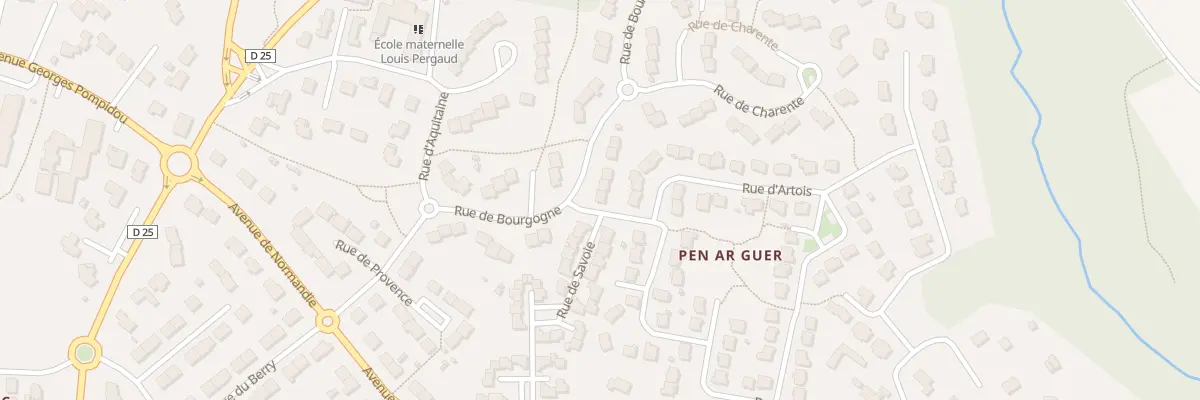 Plan du 18 Rue de Bourgogne à Guipavas