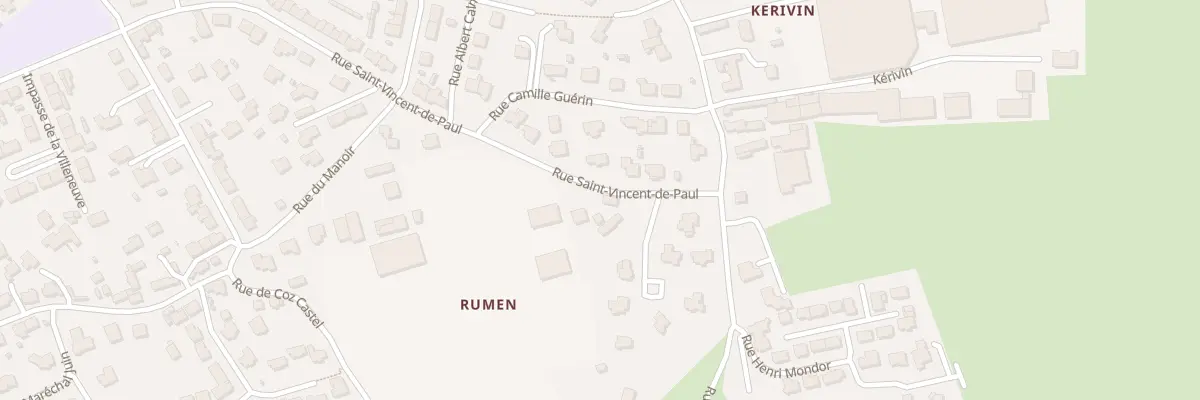 Plan du 47 Rue Saint Vincent de Paul à Guipavas
