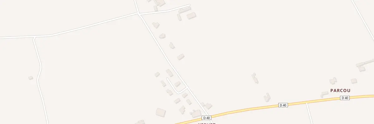 Plan du 5184 Kersabilic à Pouldreuzic