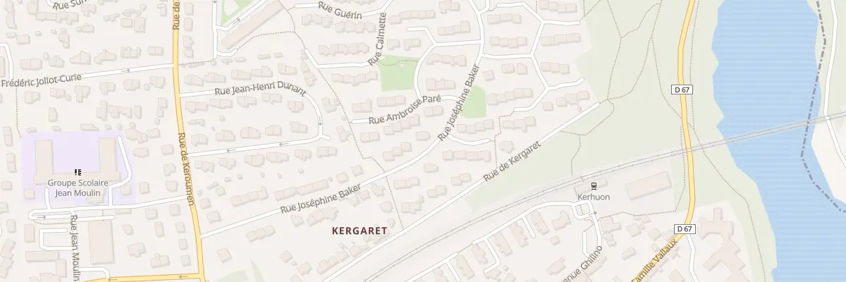 Plan du 31 Rue Joséphine Baker au Relecq-Kerhuon