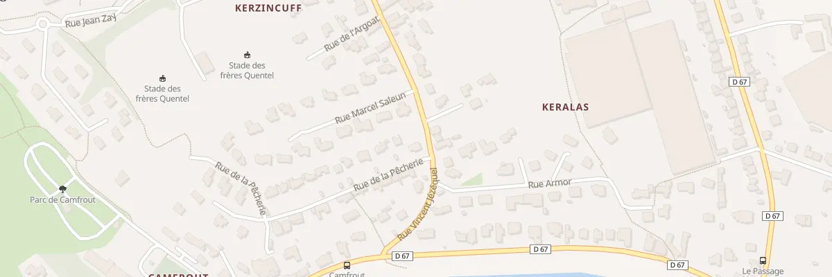Plan du 2 Rue de la Pêcherie au Relecq-Kerhuon