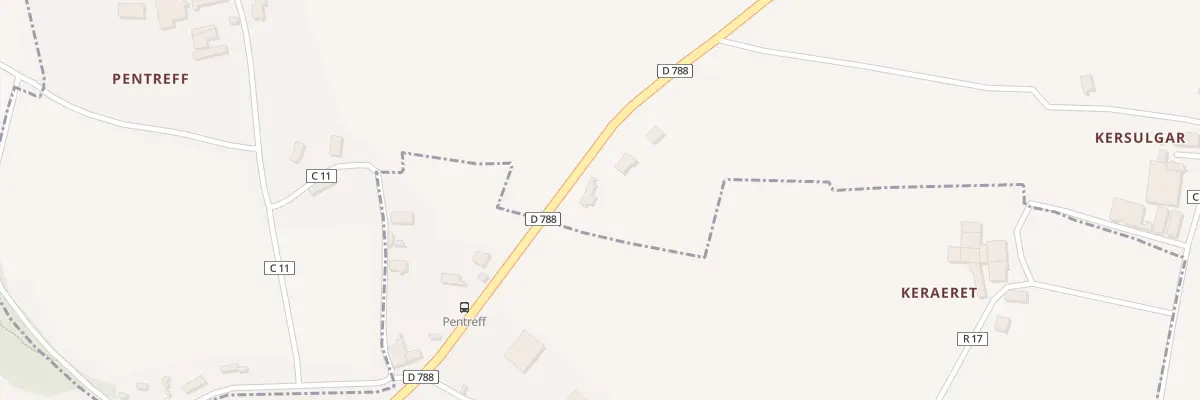 Plan du 5 Pentreff au Drennec