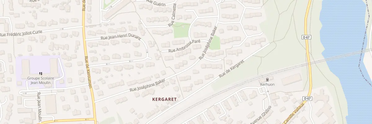 Plan du 29 Rue Joséphine Baker au Relecq-Kerhuon