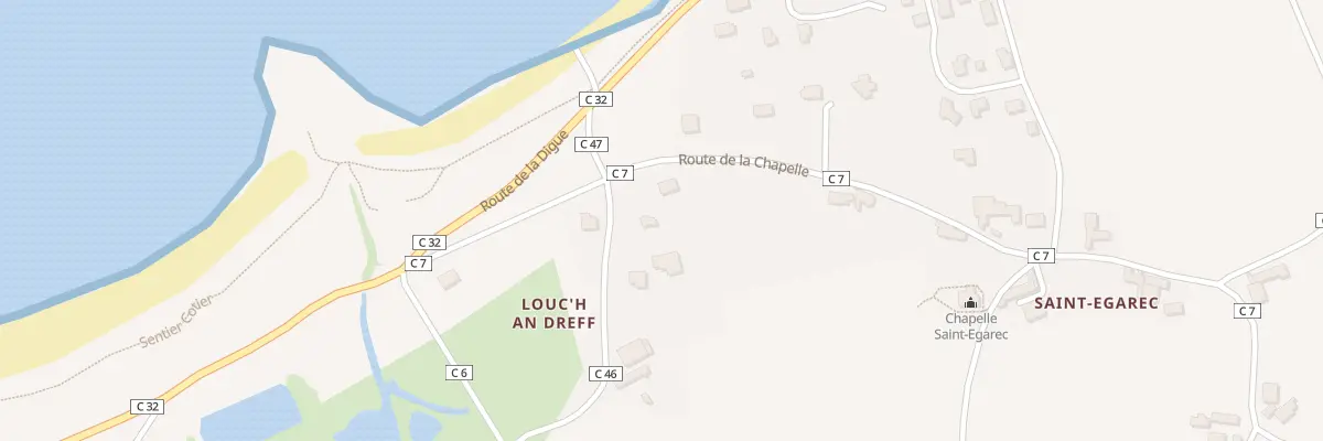 Plan du 40 Rue du Vivier à Kerlouan