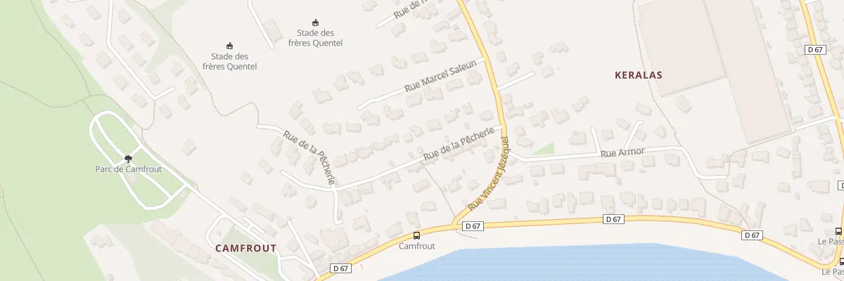 Plan du 10 Rue de la Pêcherie au Relecq-Kerhuon