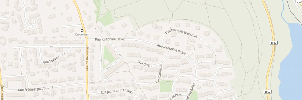 Plan du 49 Rue Joséphine Baker au Relecq-Kerhuon